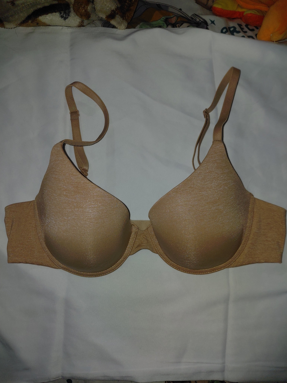 Victoria's Secret Uplift Semi Demi Bra in Nude Tan 36B
